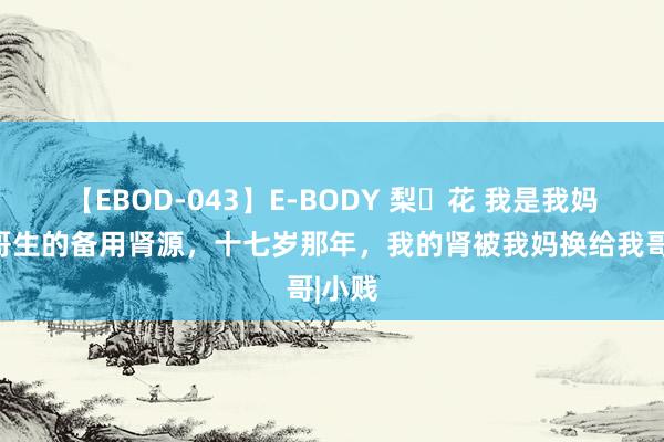 【EBOD-043】E-BODY 梨々花 我是我妈给我哥生的备用肾源，十七岁那年，我的肾被我妈换给我哥|小贱