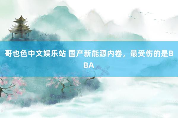 哥也色中文娱乐站 国产新能源内卷，最受伤的是BBA